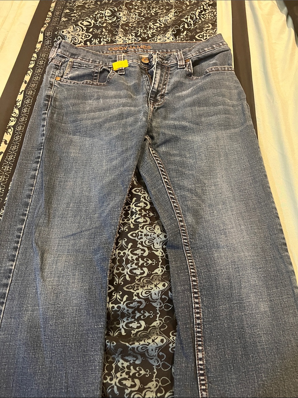 CODY JAMES Men's Blue Bootcut Jeans by Cody James